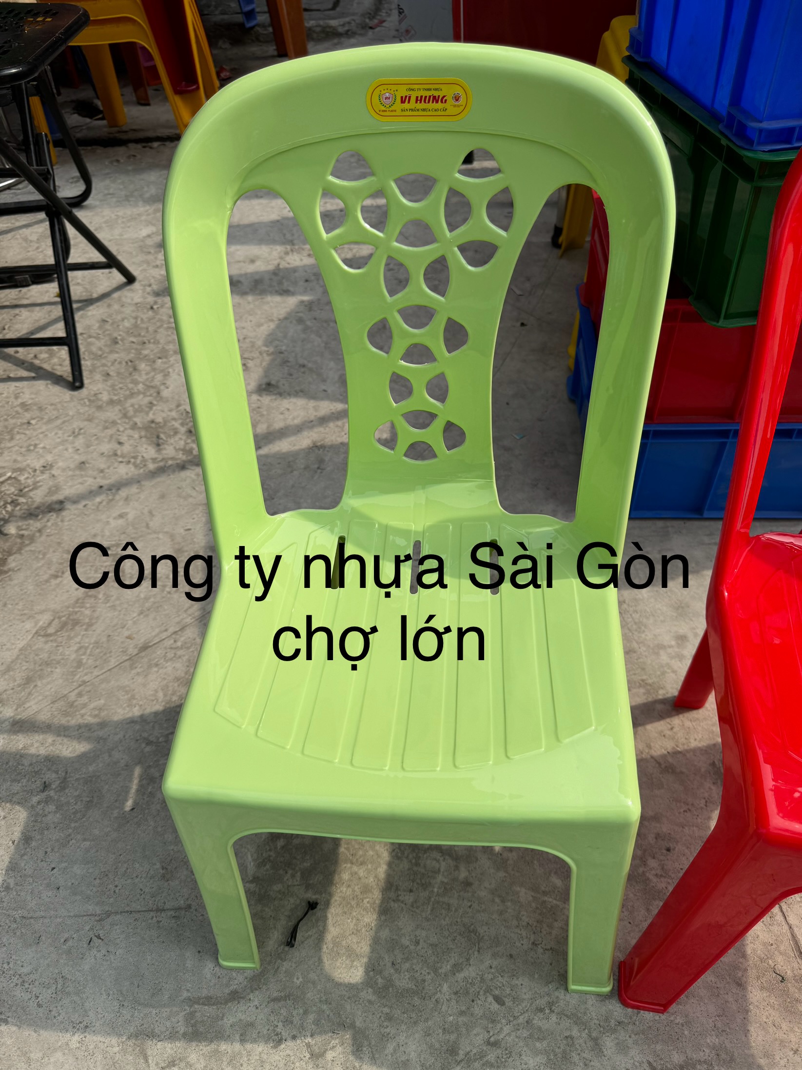 Ghế dựa nhỏ Bông siêu đẹp nhựa Vĩ Hưng