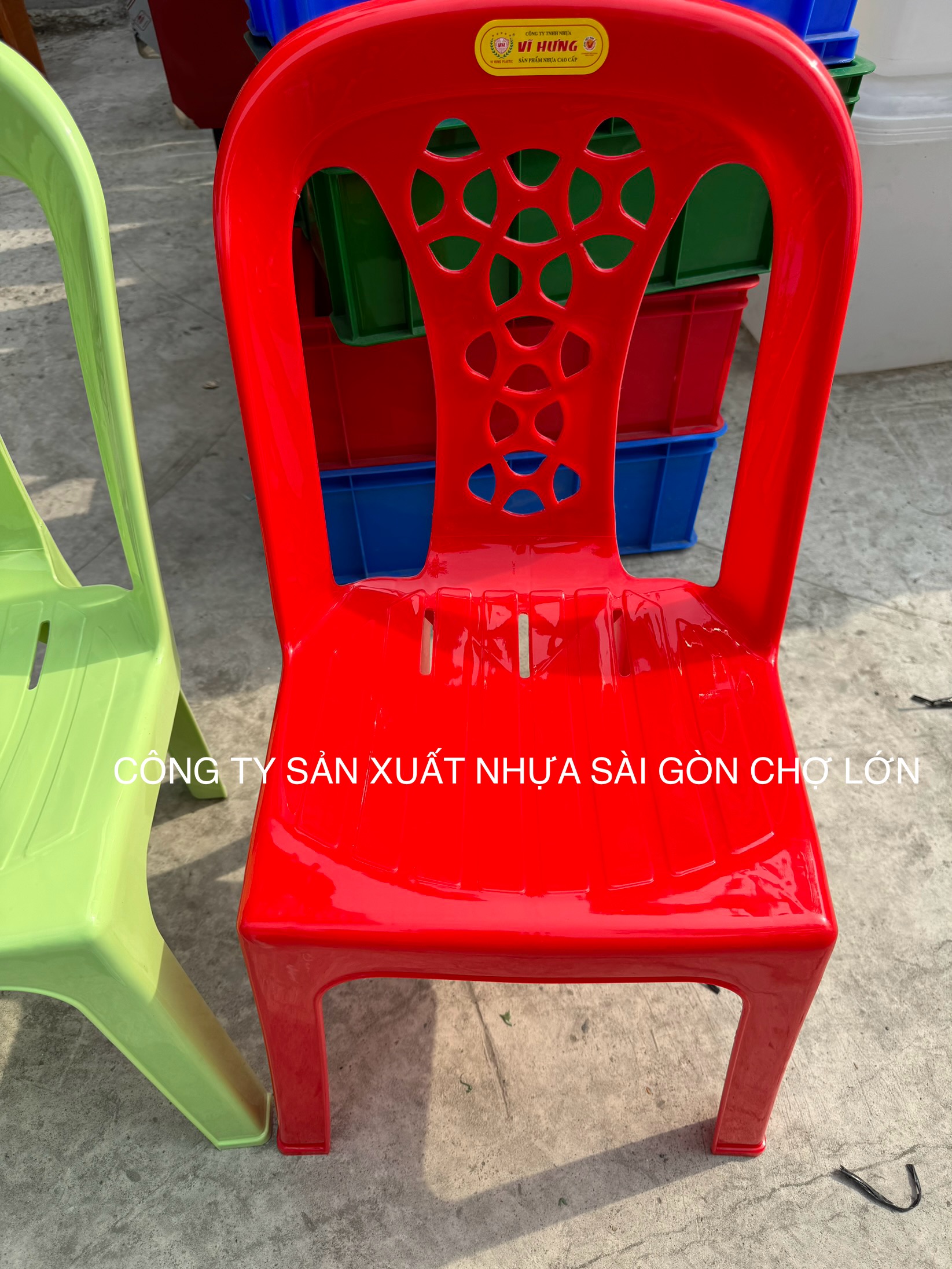Ghế dựa nhỏ Bông siêu đẹp nhựa Vĩ Hưng