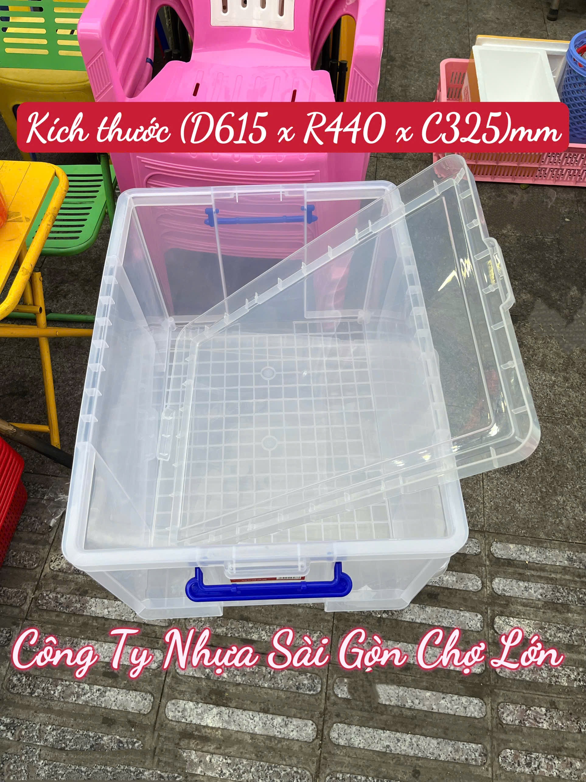 Thùng Mỹ 65 lít chính hãng song long