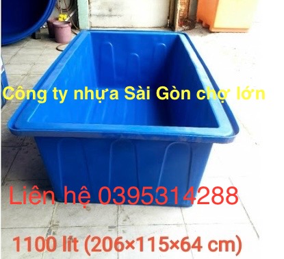 Thùng chữ Nhật nuôi cá 1100 lít