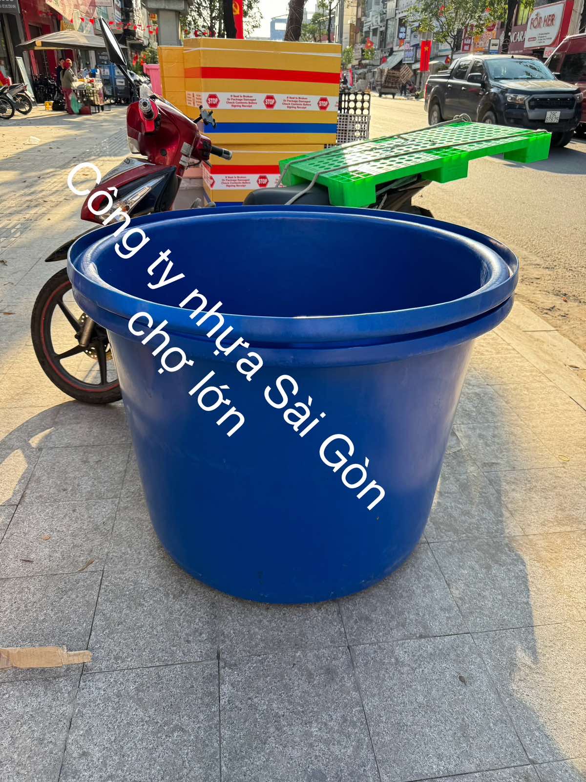 Thùng tròn nuôi cá 500 lít (108*82*77cm) 1 lớp và 2 lớp🌸