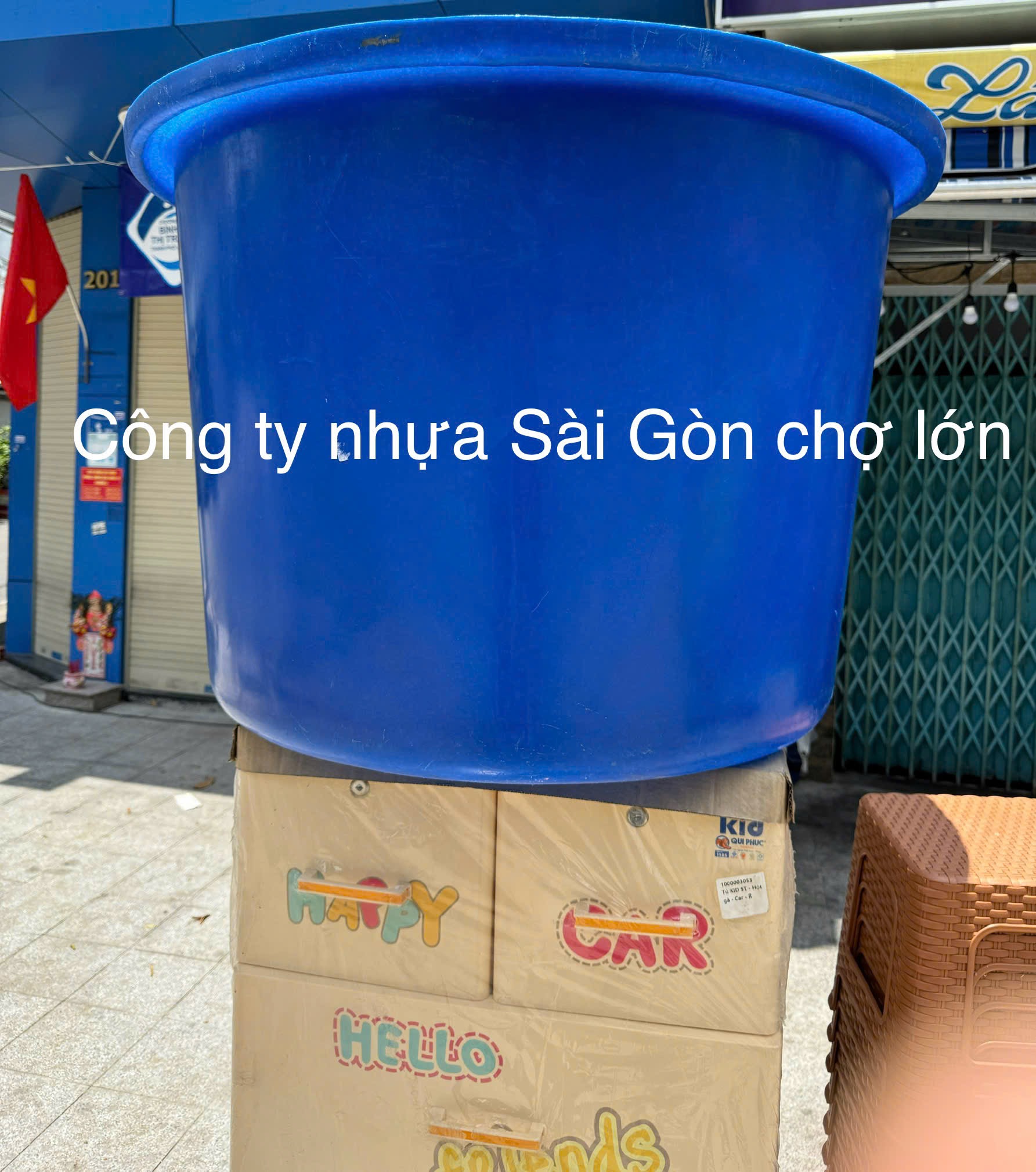 Thùng tròn nuôi cá 350 lít ( 97*75*68 cm) 1 lớp và 2 lớp 🌸