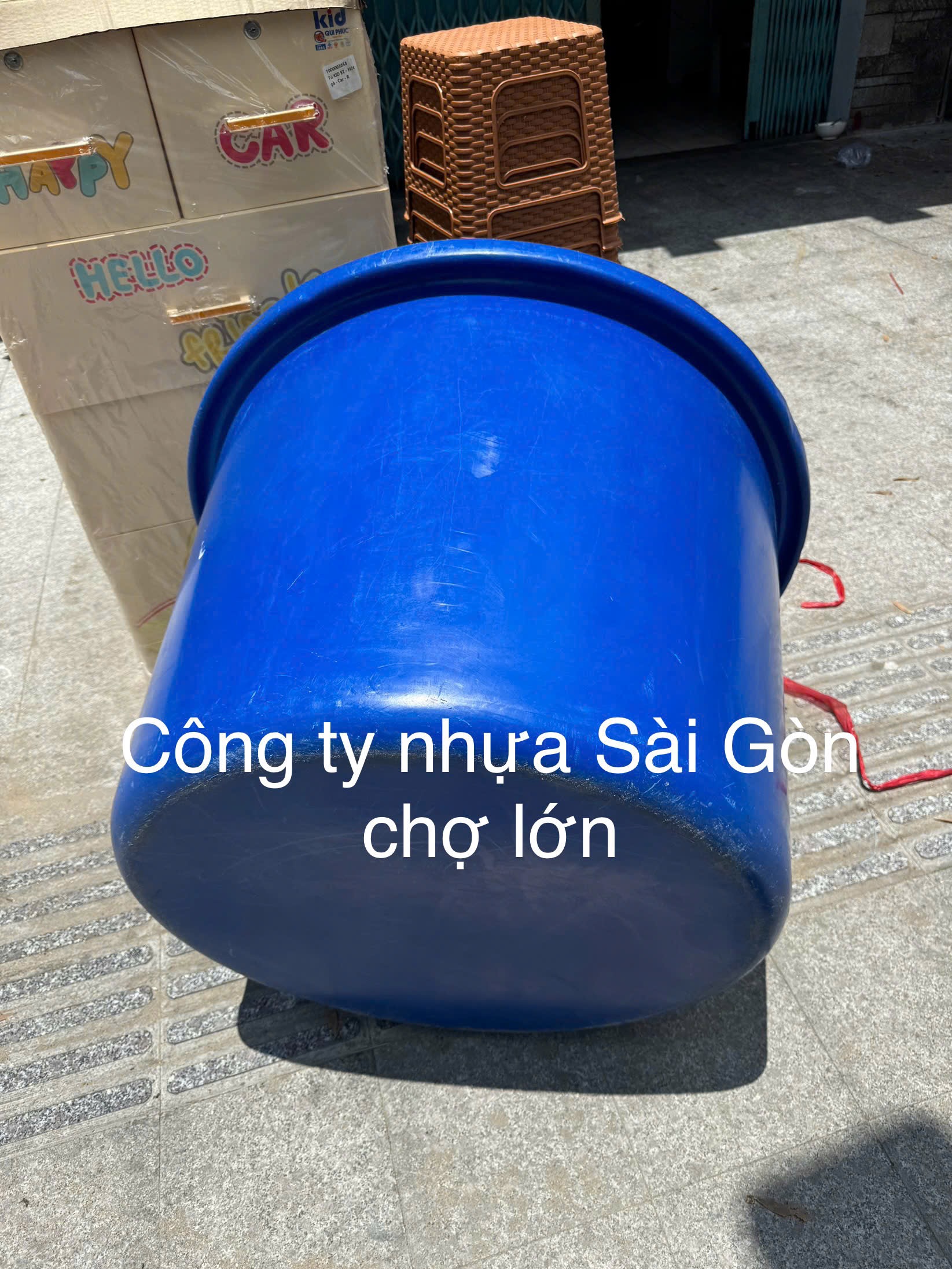 Thùng tròn nuôi cá 350 lít ( 97*75*68 cm) 1 lớp và 2 lớp 🌸