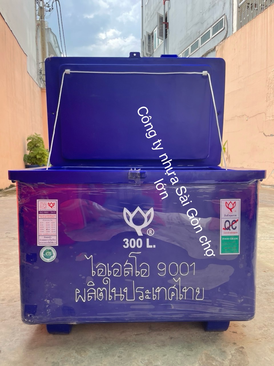 Thùng đá thái Lan 450 lít nhập khẩu hoa sen m