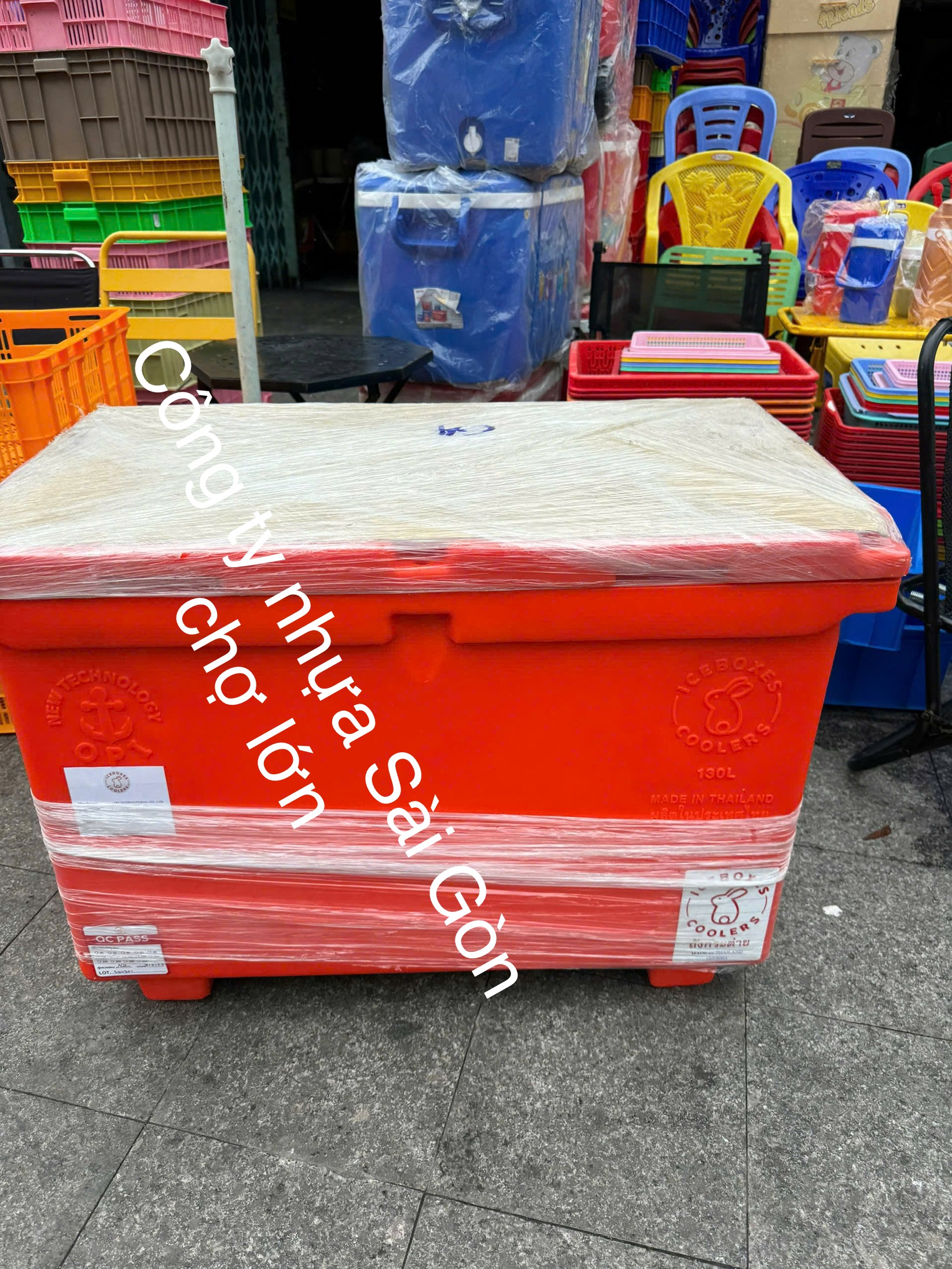 Thùng đá thái Lan 130 lít nhập khẩu hiệu con thỏ