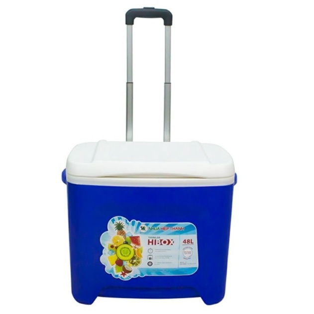 thùng đá kéo 48 lít  có bánh xe (  nhựa hiệp thành)