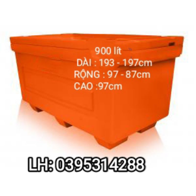 Thùng giữ lạnh công nghiệp 1500 lít và 900 lít