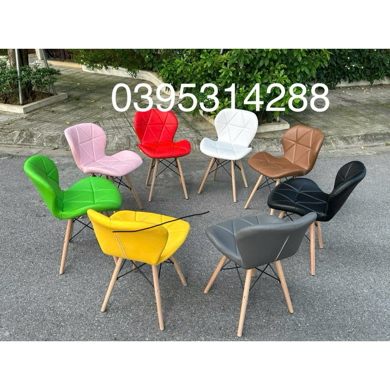 Ghế Tam giác chân gỗ đan mặt nệm nhập khẩu