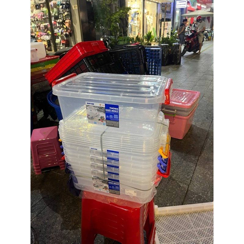 Combo 5 thùng chữ Nhật 10 lít Duy Tân