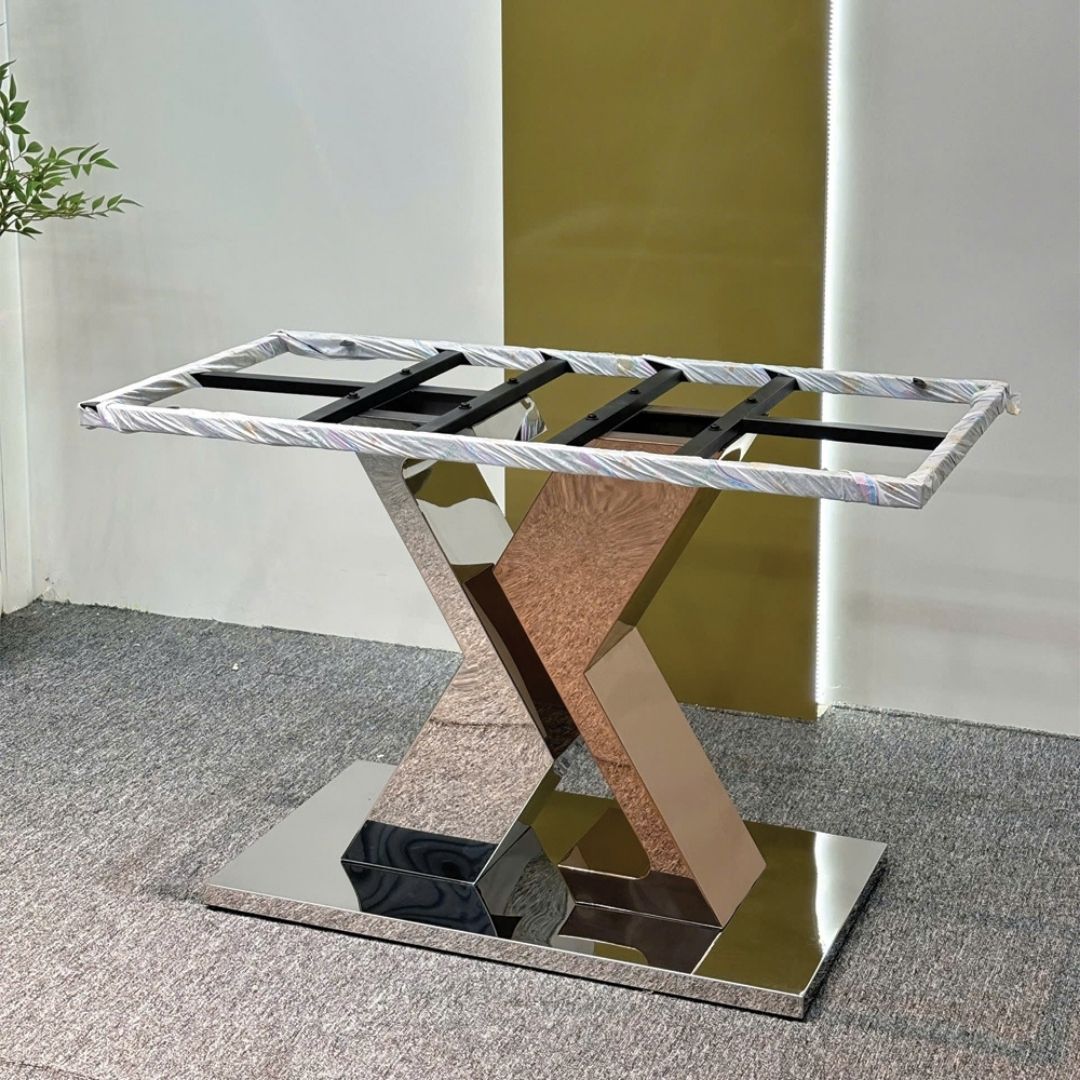 Bàn ăn inox 304 Clara