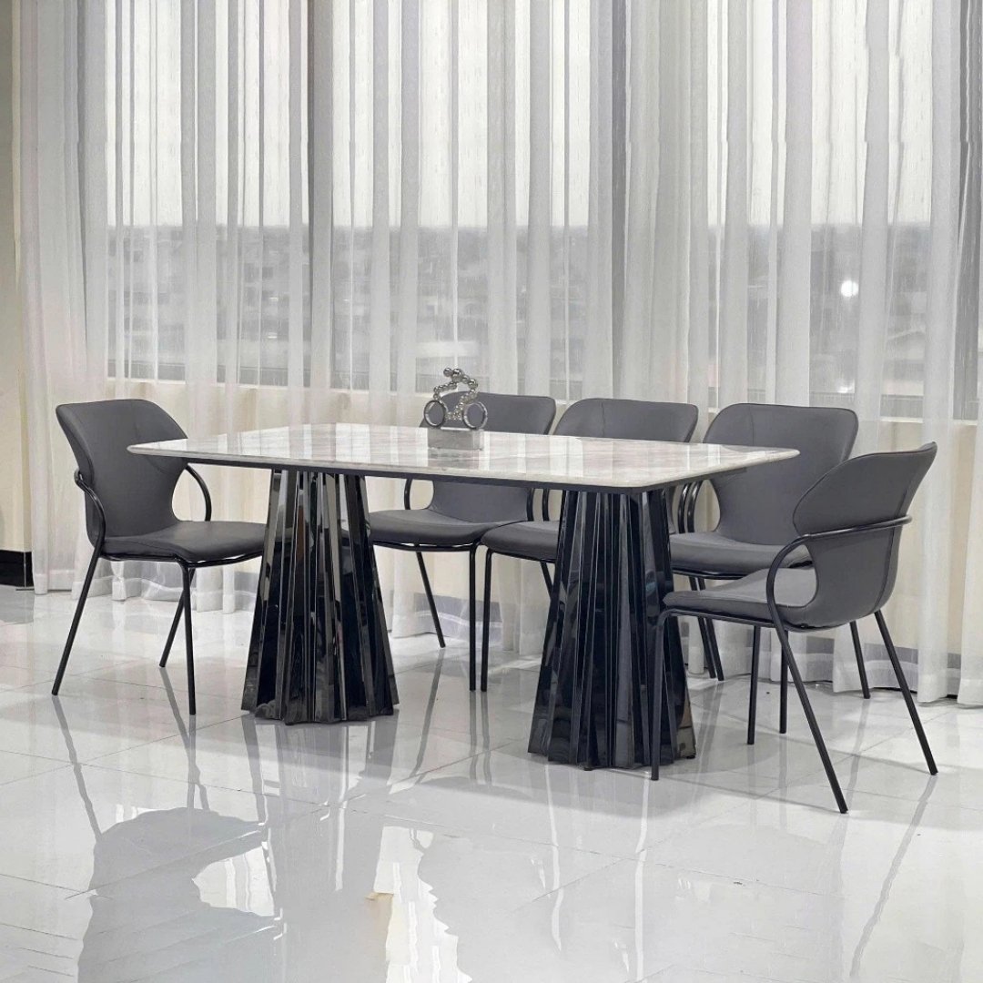 Bàn ăn Vivian 140x80 hiện đại 