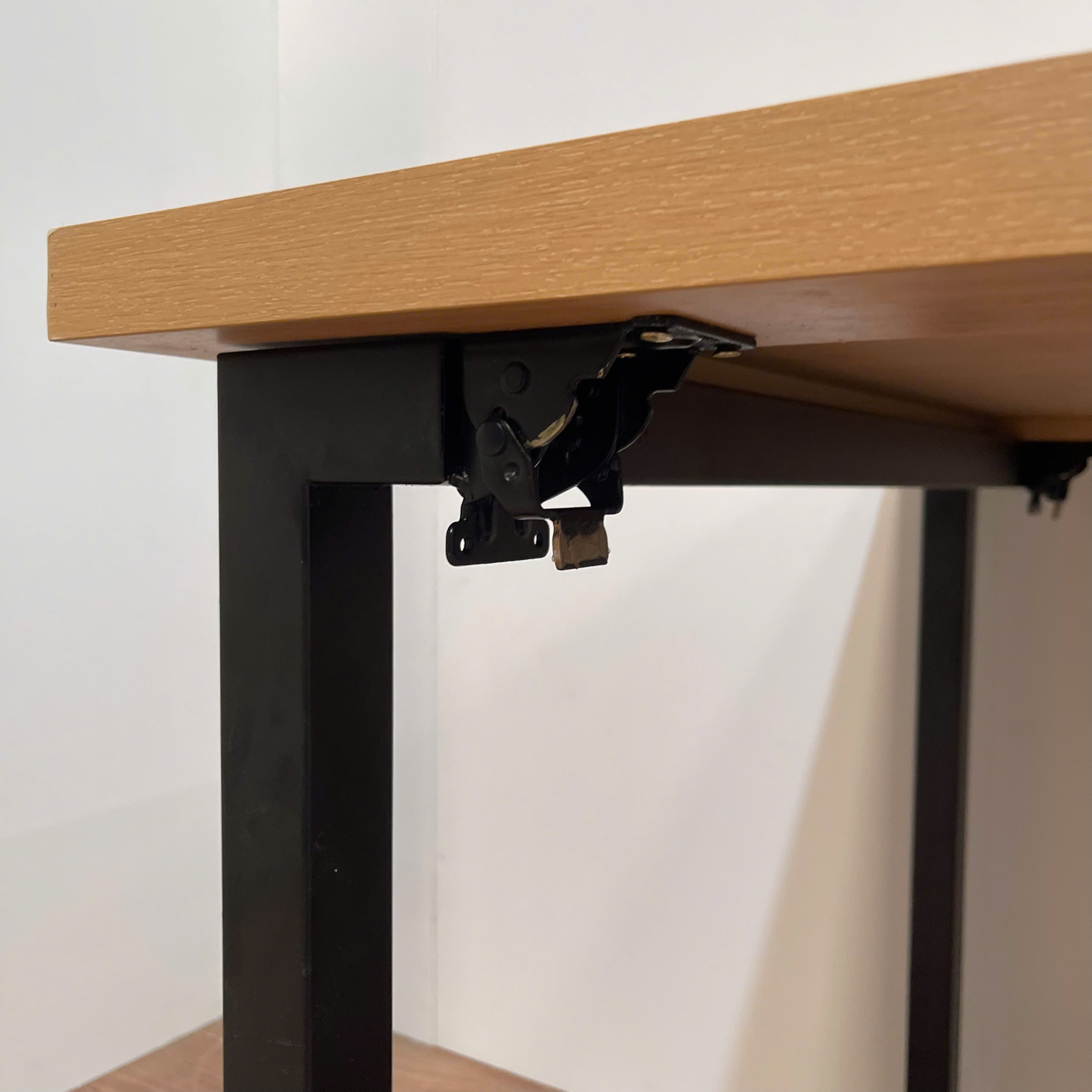 Bàn Cắt May MDF Melamine 120x90x82cm Chân Sắt Hộp Gấp Gọn Sơn Tĩnh Điện KN Home Decor