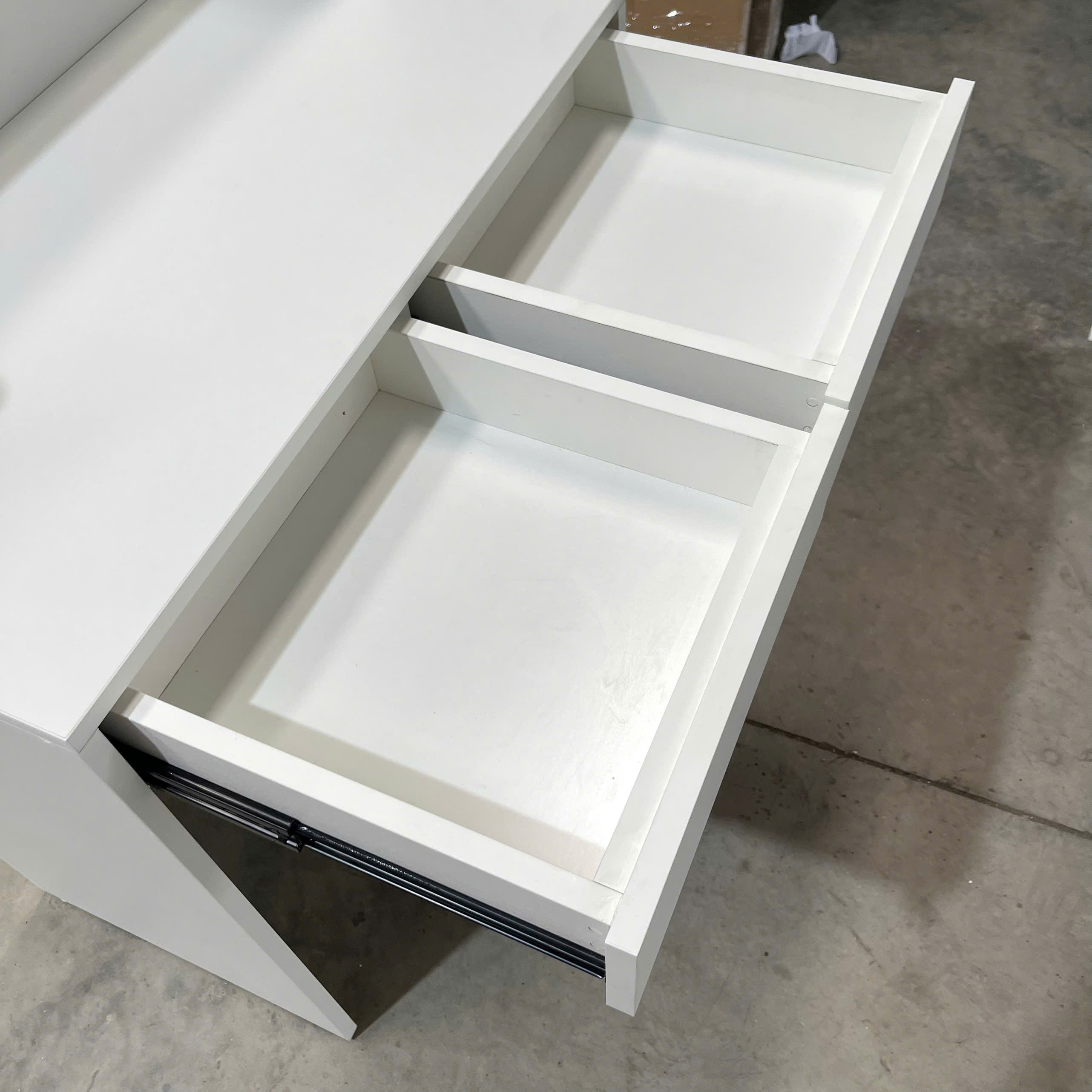 Bàn Thu Ngân Mini MDF Melamine 80x45x105cm Thiết Kế Gọn Nhỏ Hiện Đại KN Home Decor