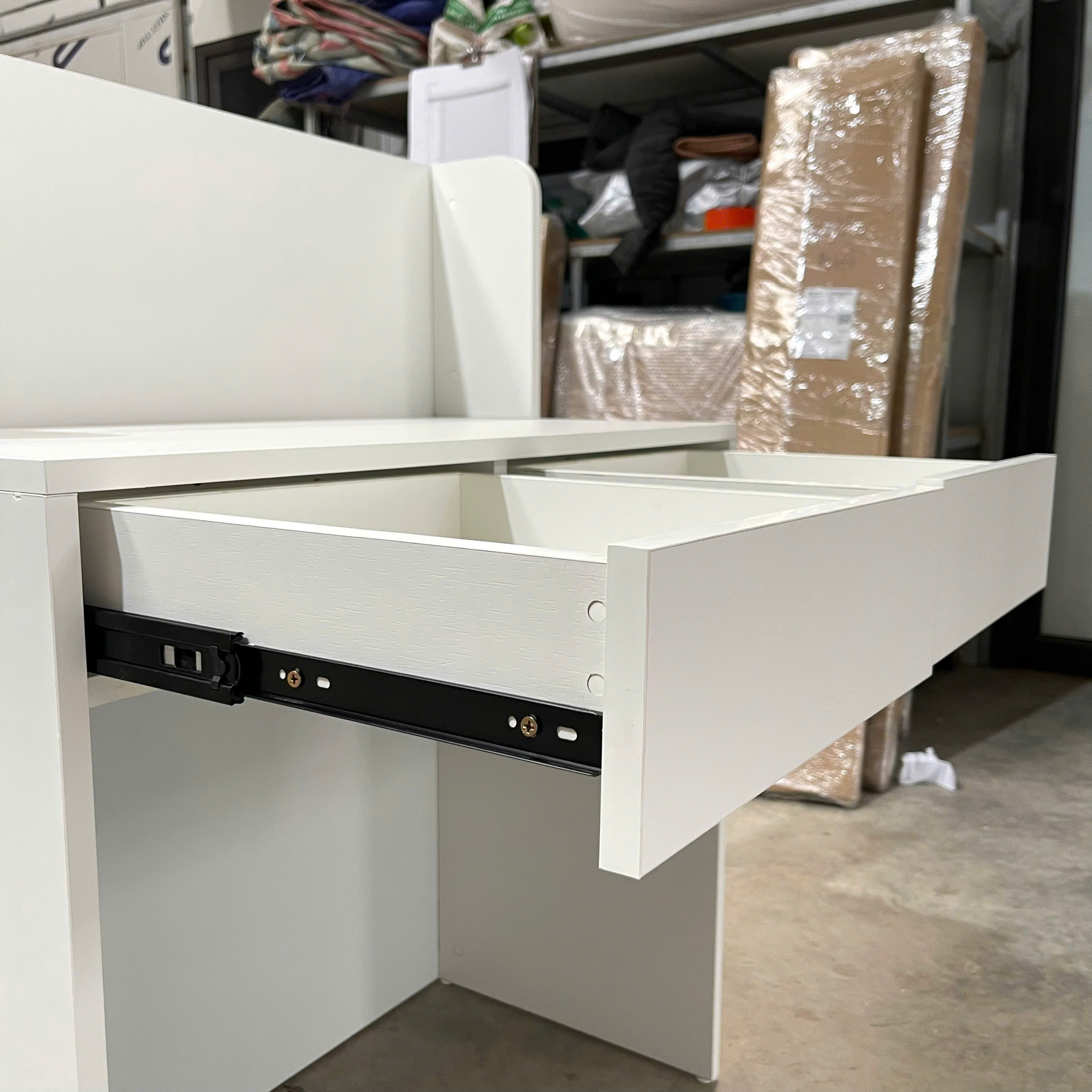 Bàn Thu Ngân Mini MDF Melamine 80x45x105cm Thiết Kế Gọn Nhỏ Hiện Đại KN Home Decor