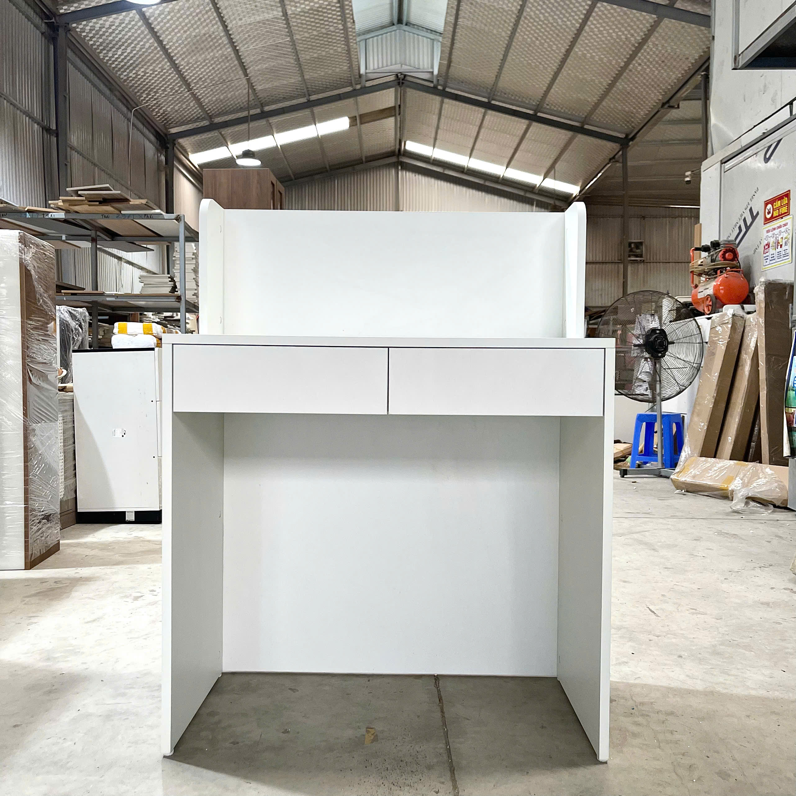 Bàn Thu Ngân Mini MDF Melamine 80x45x105cm Thiết Kế Gọn Nhỏ Hiện Đại KN Home Decor