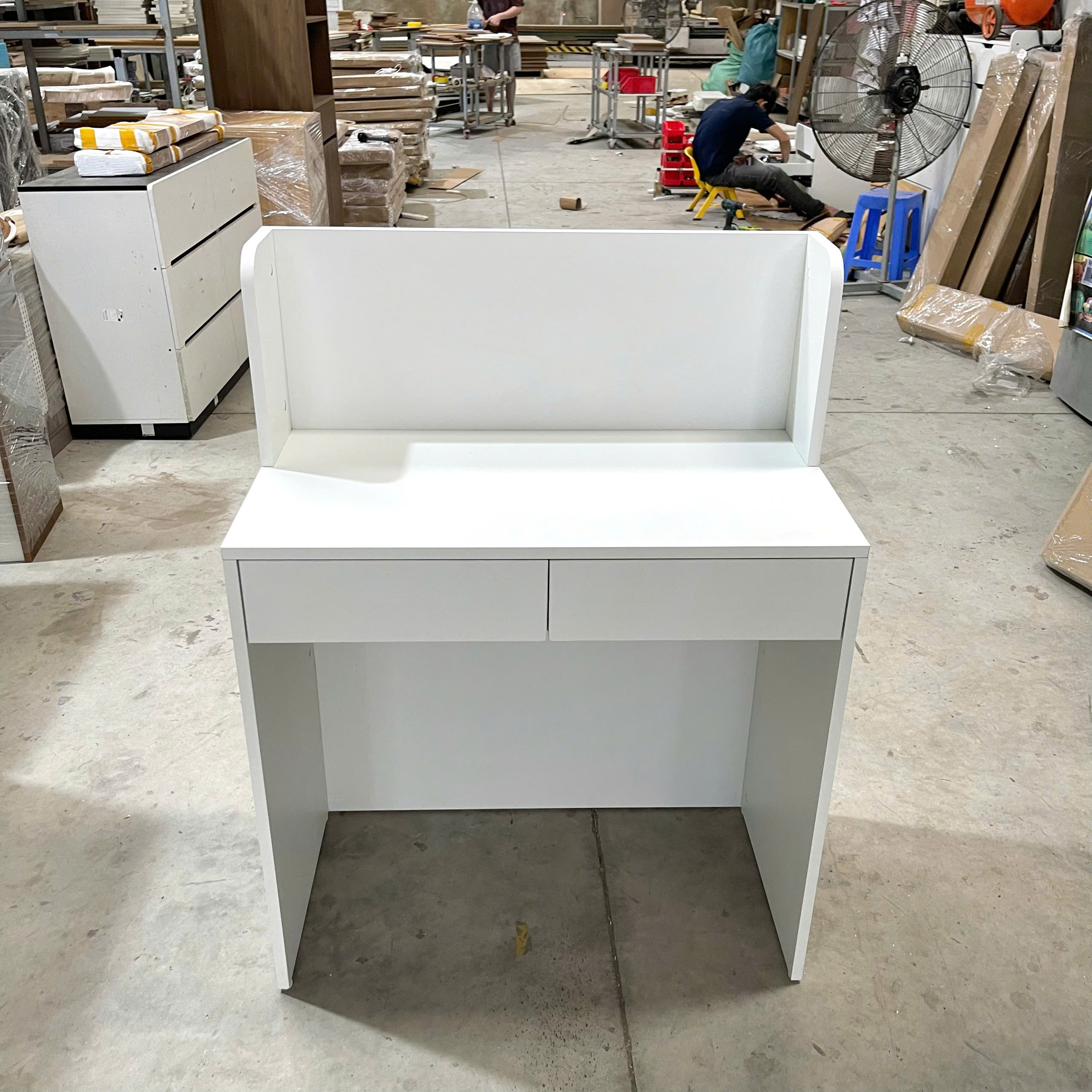 Bàn Thu Ngân Mini MDF Melamine 80x45x105cm Thiết Kế Gọn Nhỏ Hiện Đại KN Home Decor