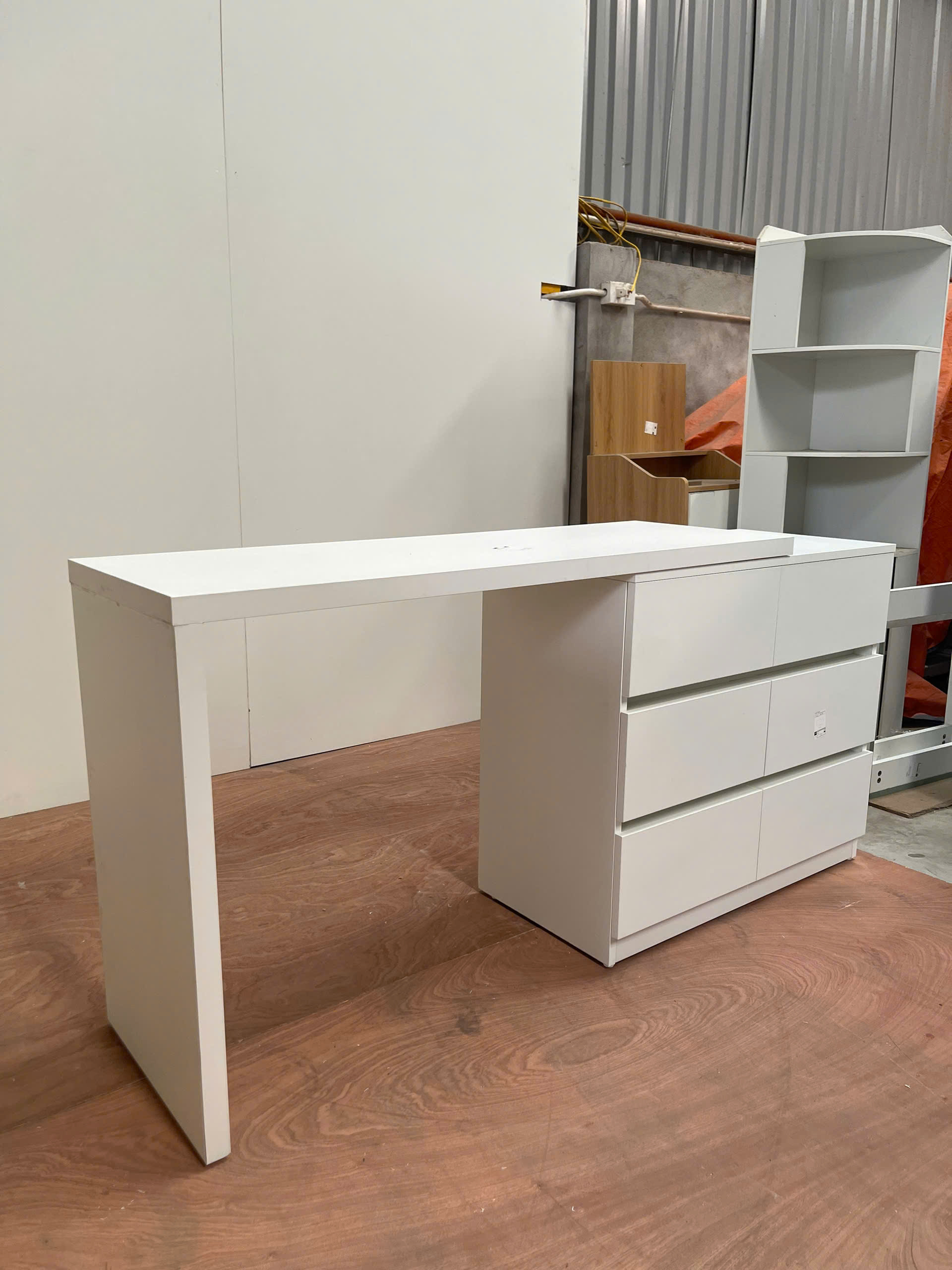 Bàn Trang Điểm MDF Melamine 120x40x75cm Kèm Tủ Ngăn Kéo Hiện Đại KN Home Decor