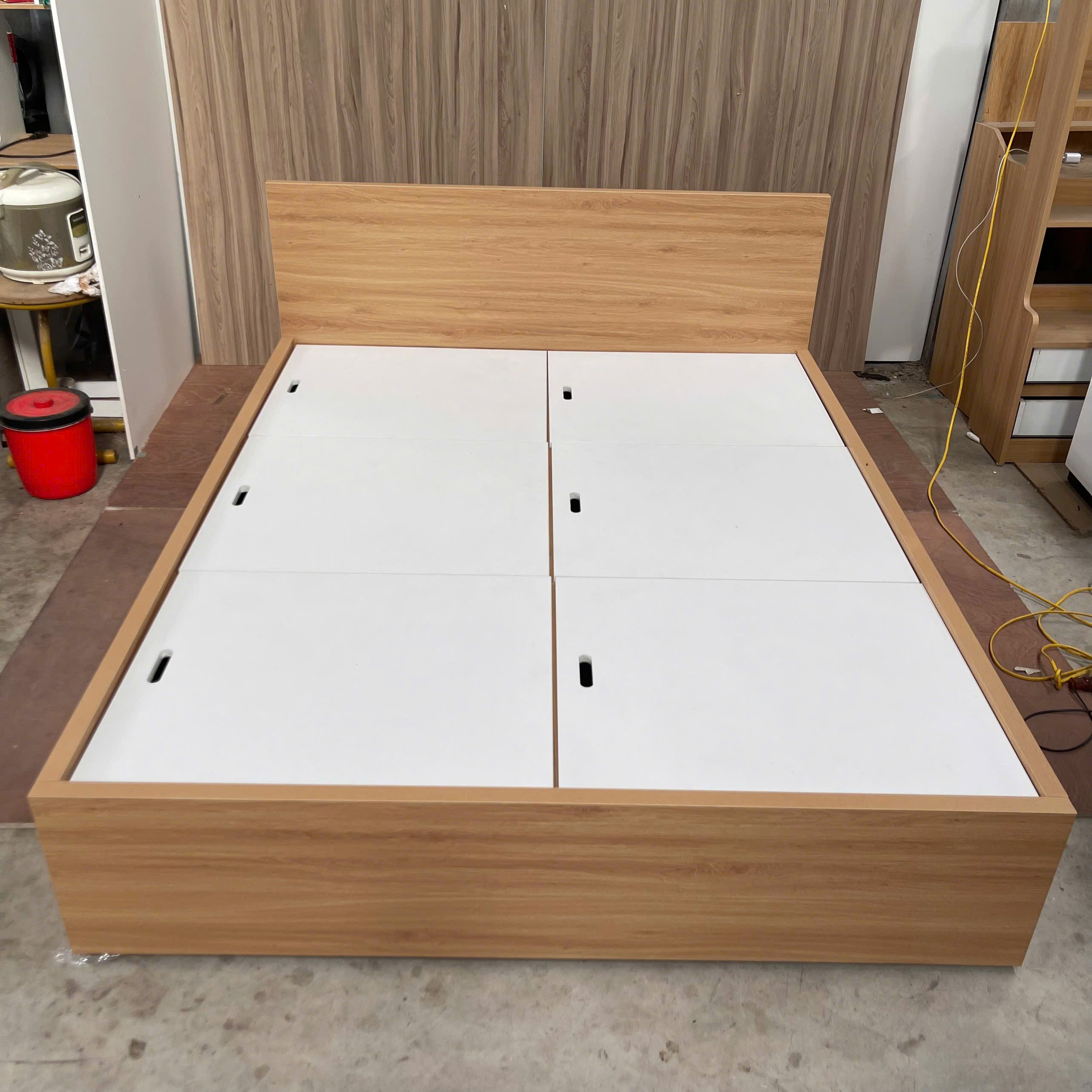 GIƯỜNG NGỦ HỘC LƯU TRỮ ĐA NĂNG 3 KÍCH THƯỚC – KN HOME DECOR