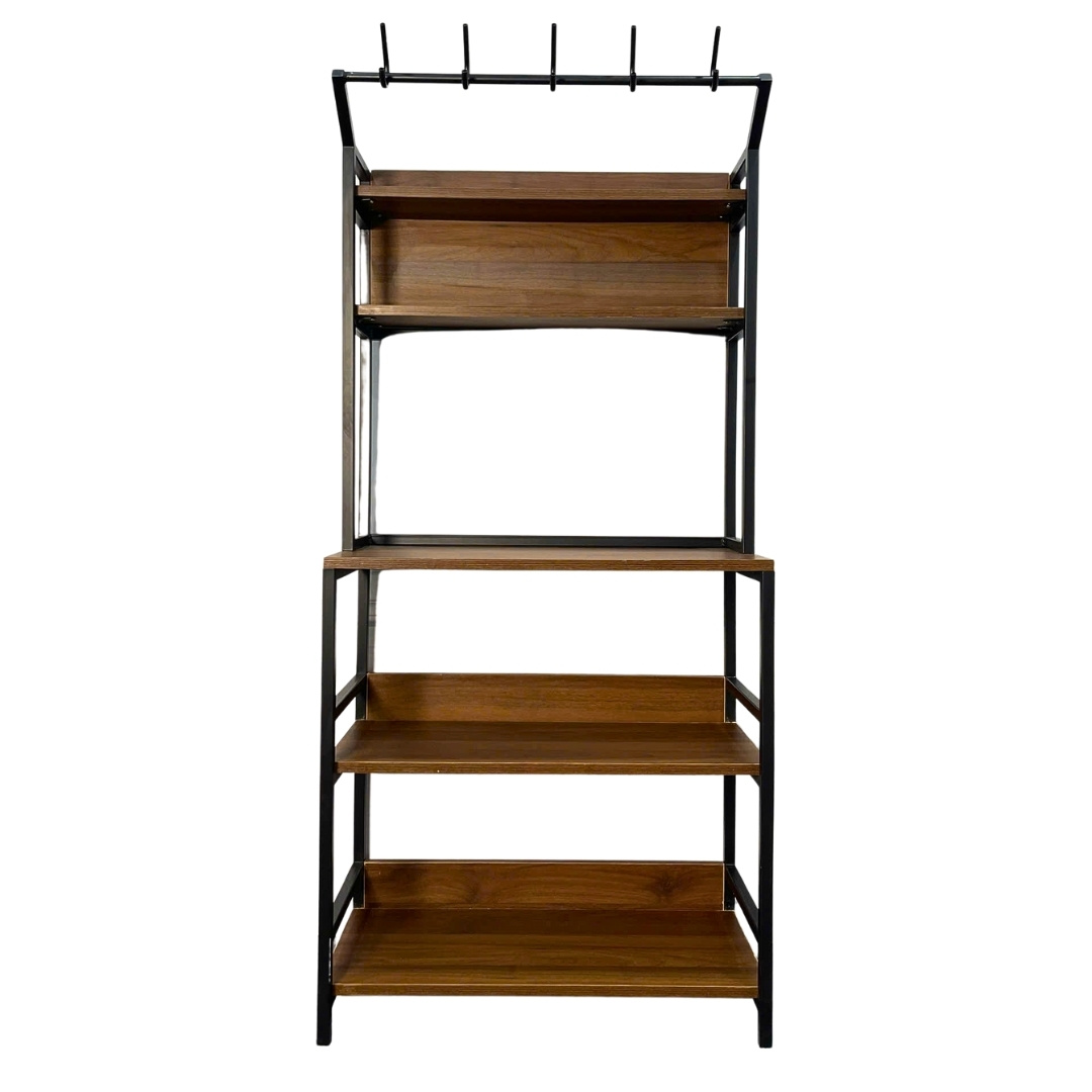 Tủ để đồ gỗ MDF phủ melamine kết hợp khung sắt sơn tĩnh điện phong cách hiện đại – KN Home Décor