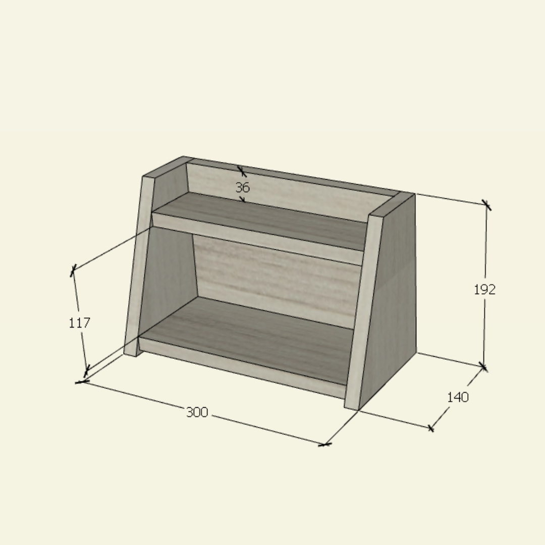 kệ đa năng mini gỗ MDF phủ melamine