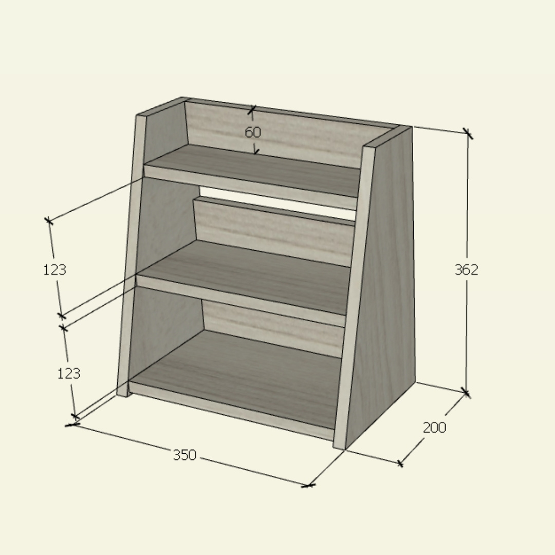 kệ đa năng mini gỗ MDF phủ melamine