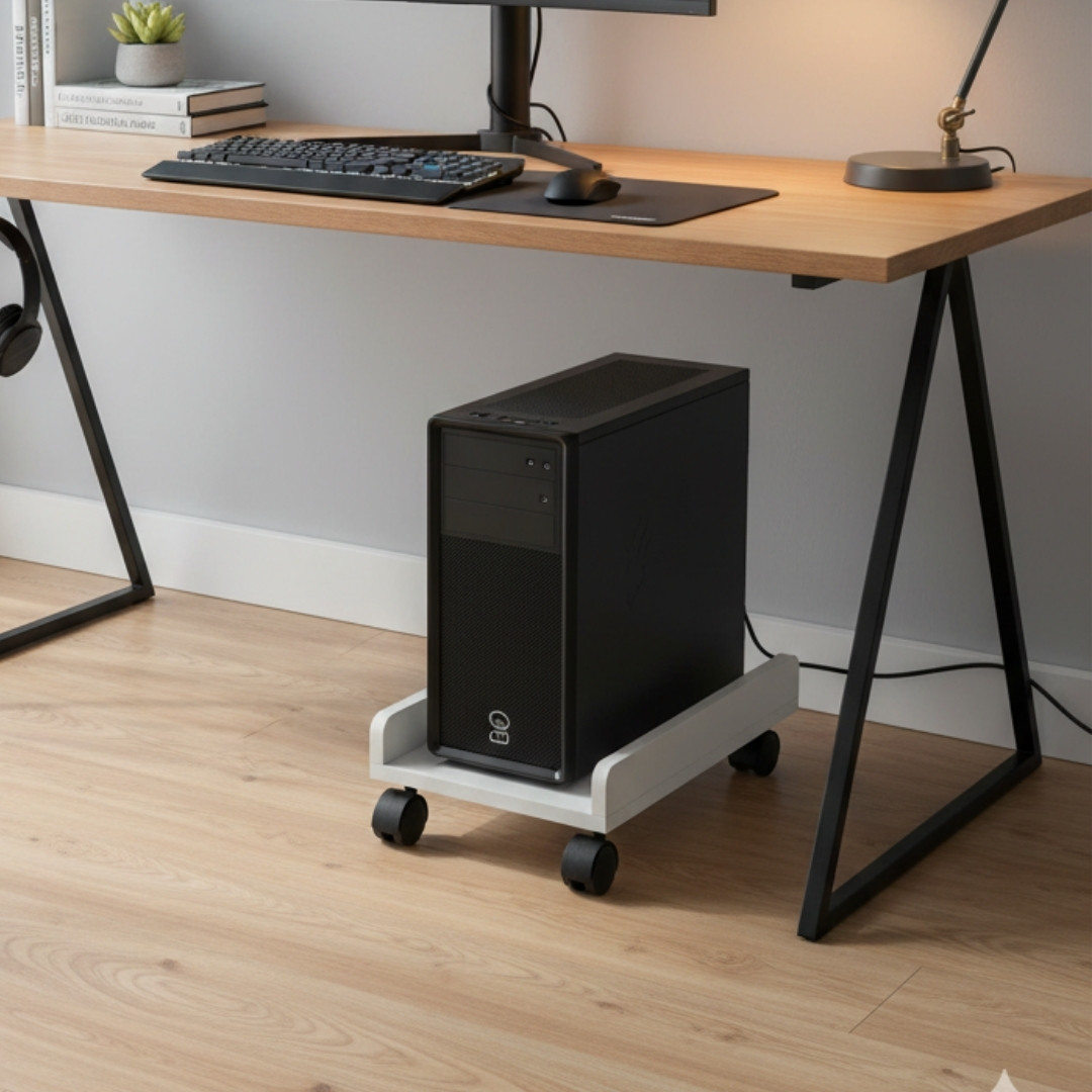 kệ đỡ case máy tính dưới bàn làm việc