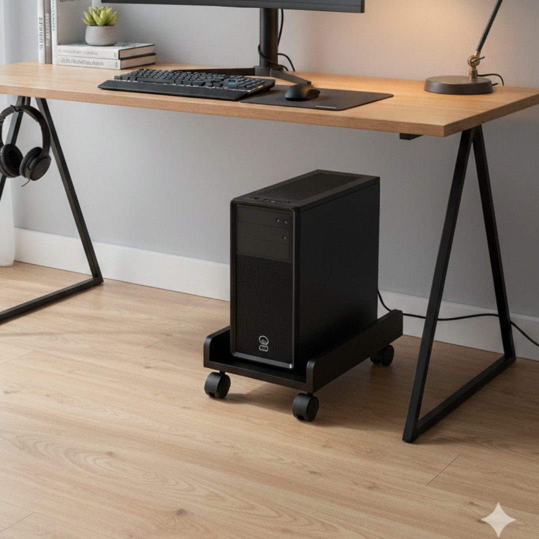 kệ đỡ case máy tính dưới bàn làm việc