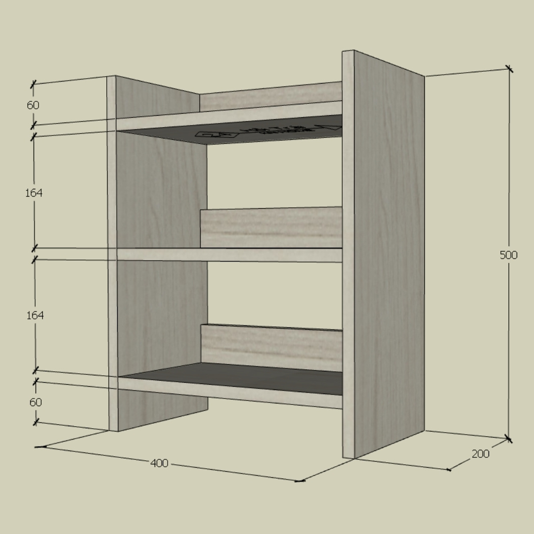 kệ trang điểm mini thiết kế hiện đại nhỏ gọn
