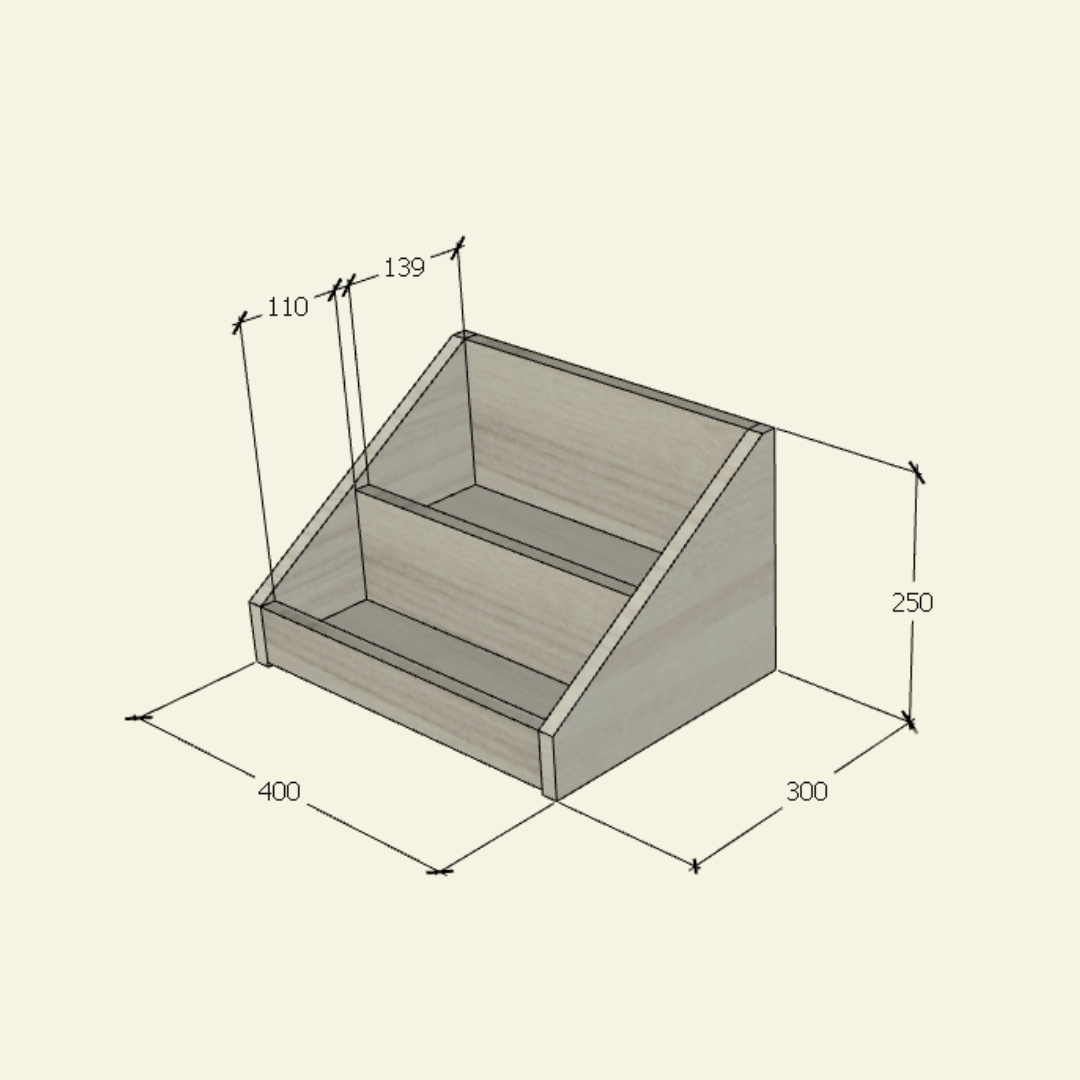 kệ gia vị bếp mdf melamine hiện đại