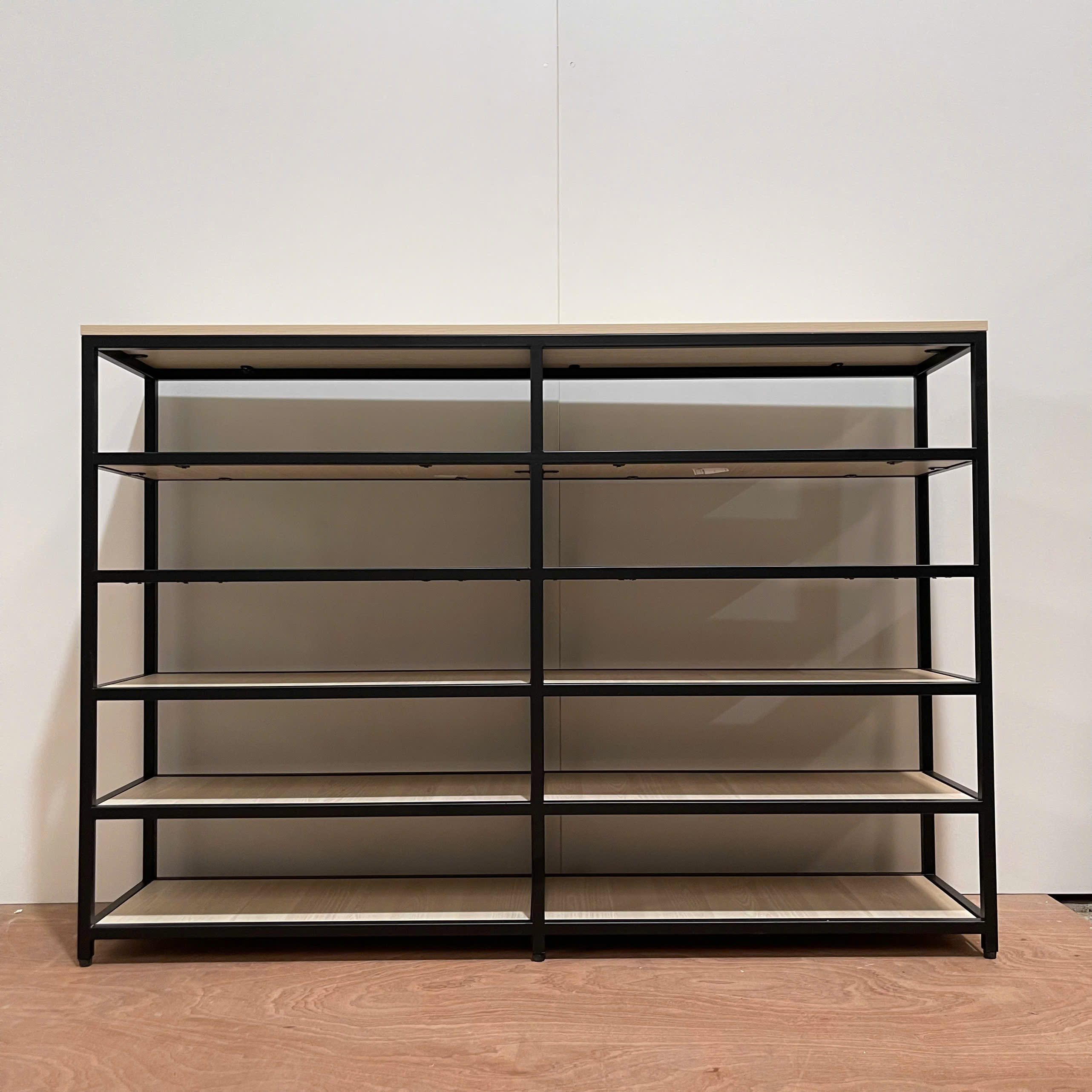 Kệ Để Giày Khung Sắt Hộp 20x20 Sơn Tĩnh Điện 146x30x100cm Đa Tầng KN Home Decor