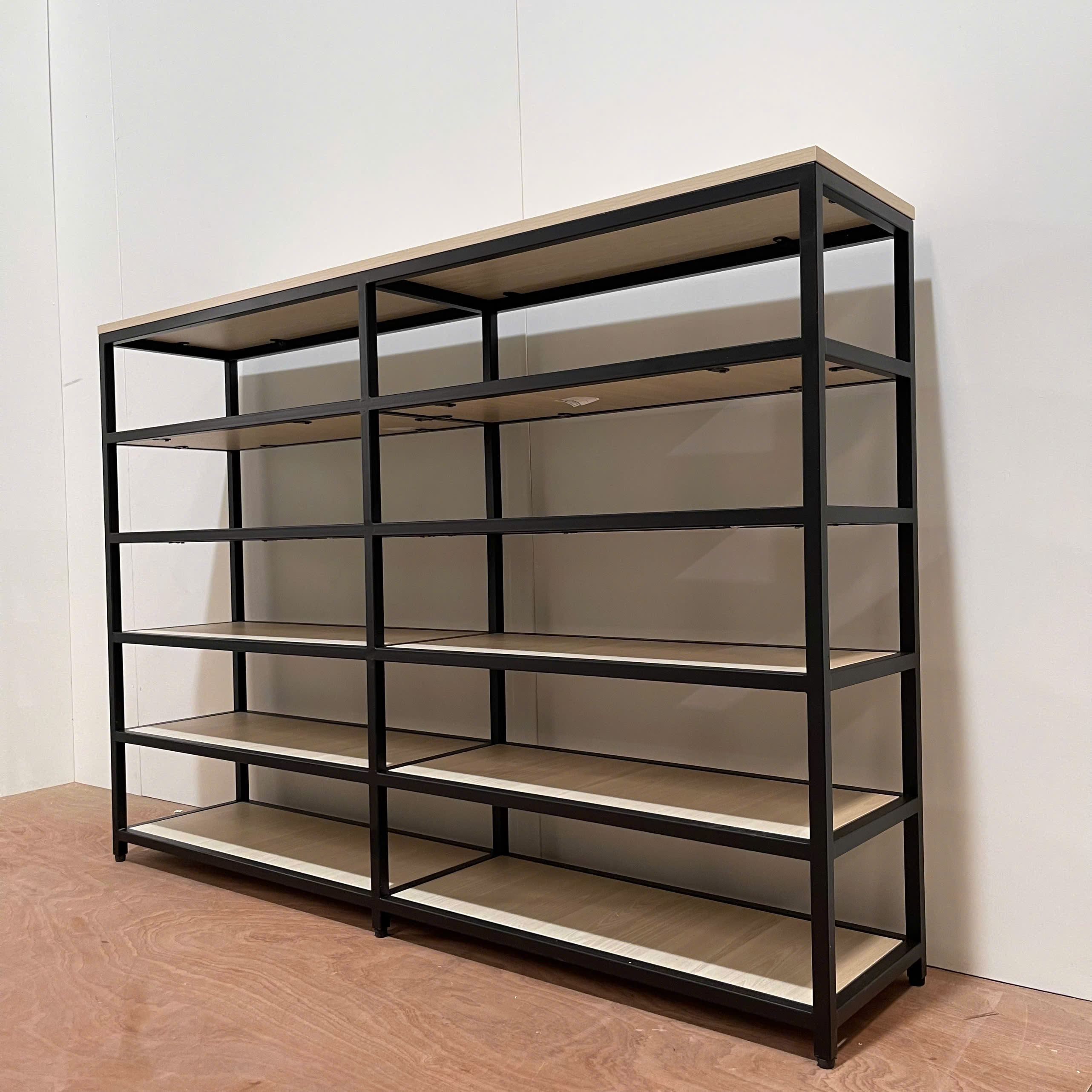 Kệ Để Giày Khung Sắt Hộp 20x20 Sơn Tĩnh Điện 146x30x100cm Đa Tầng KN Home Decor