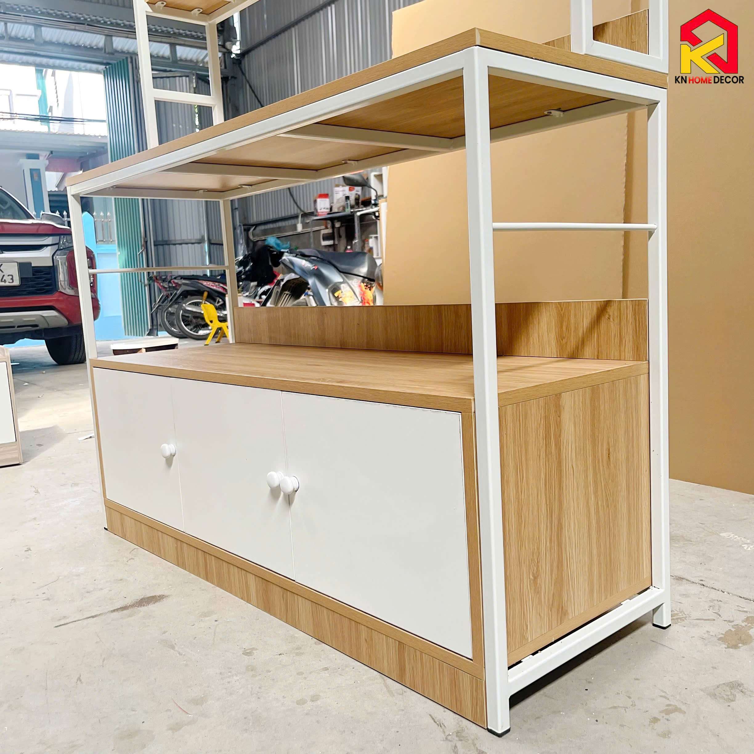 kệ pantry để lò nướng