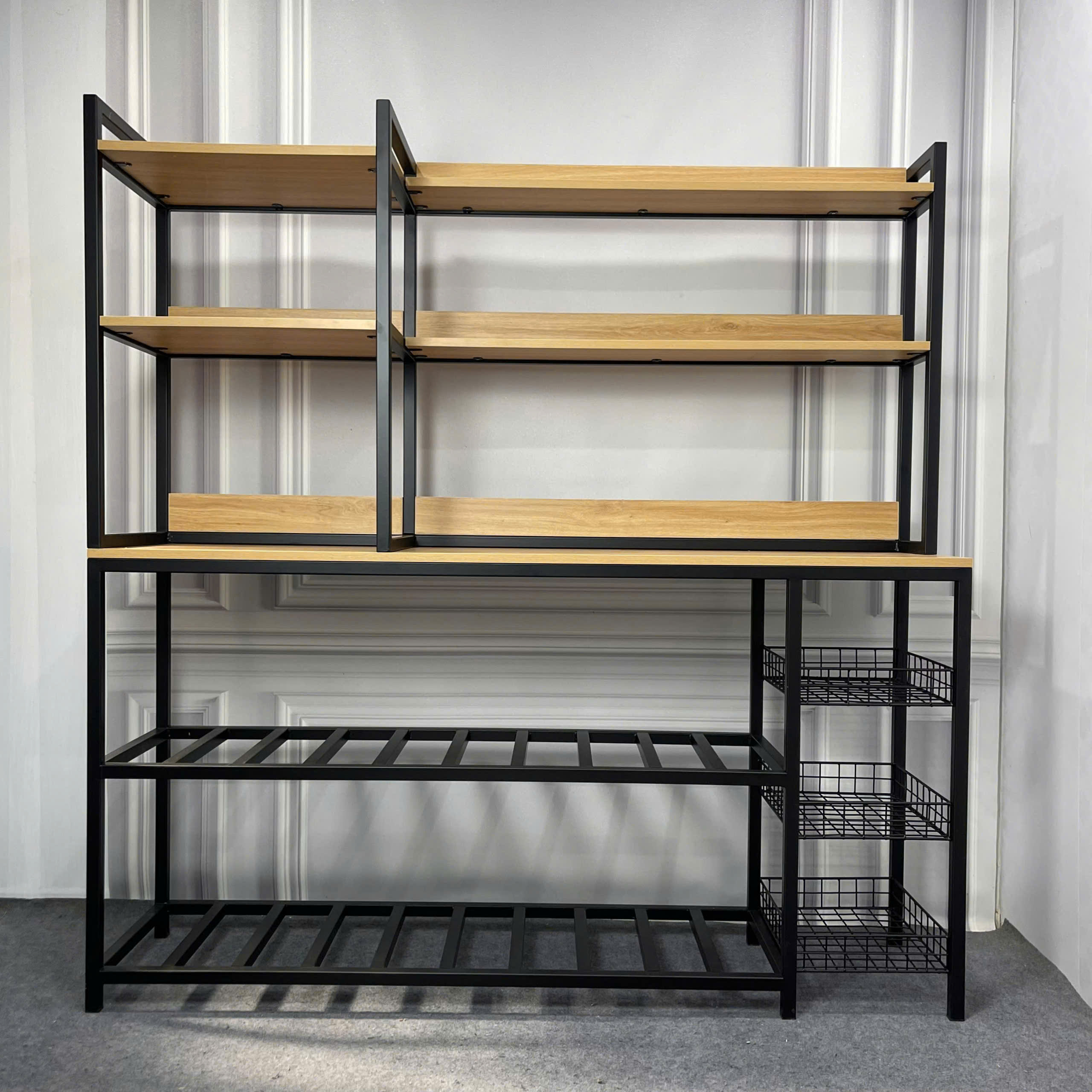 kệ pantry lưu trữ đồ bếp