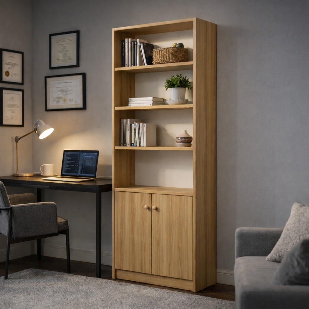 Kệ sách đứng nhiều tầng cho phòng làm việc