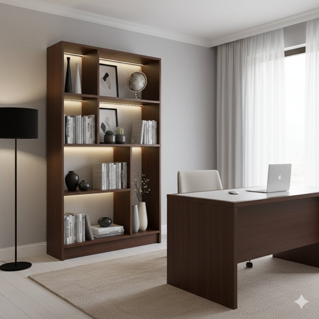 Kệ sách chia khoang thông minh tối ưu không gian