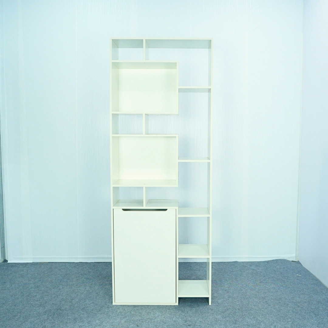 Kệ sách MDF phủ Melamine thiết kế hiện đại, nhiều tầng chứa, thương hiệu KN Home Decor.