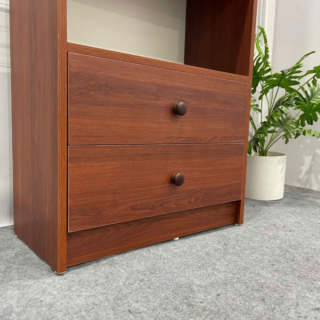 Kệ sách MDF phủ Melamine thiết kế hiện đại, nhiều tầng chứa, thương hiệu KN Home Decor.