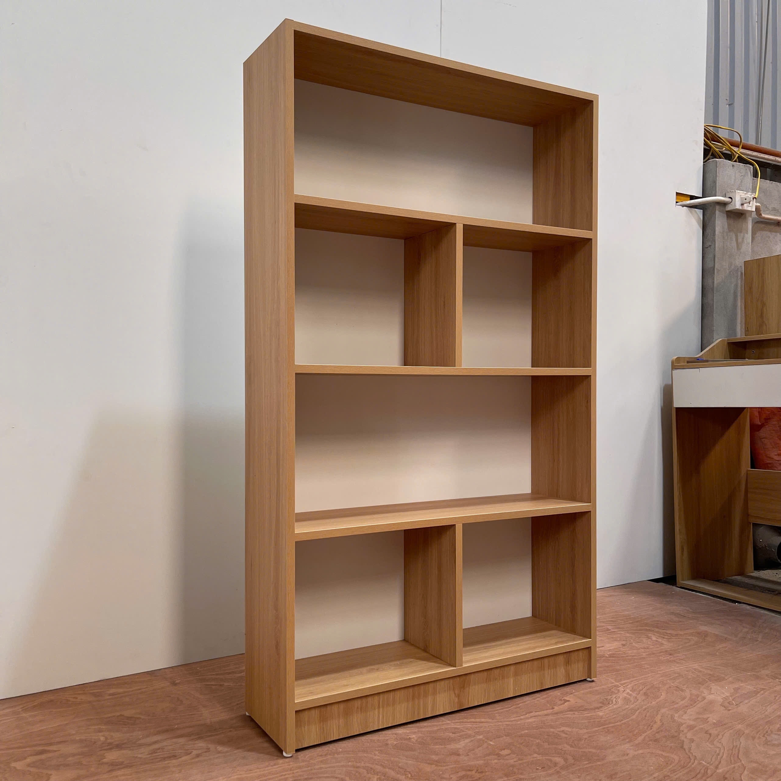 Kệ Sách Trang Trí MDF Melamine 80x24x140cm Thiết Kế Nhiều Ngăn Hiện Đại KN Home Decor