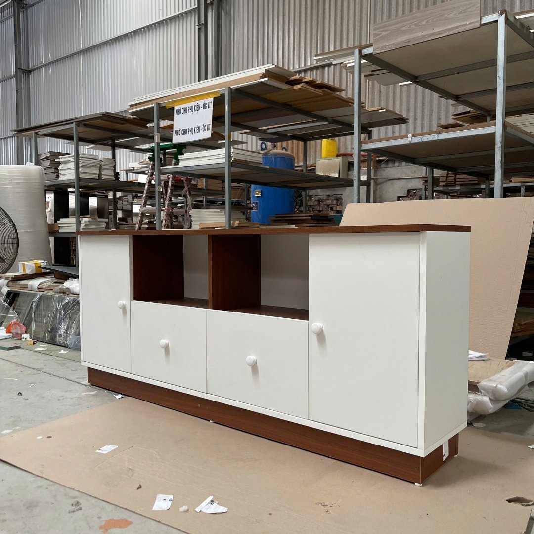 Kệ tivi phòng khách hiện đại nhiều ngăn chứa tiện dụng