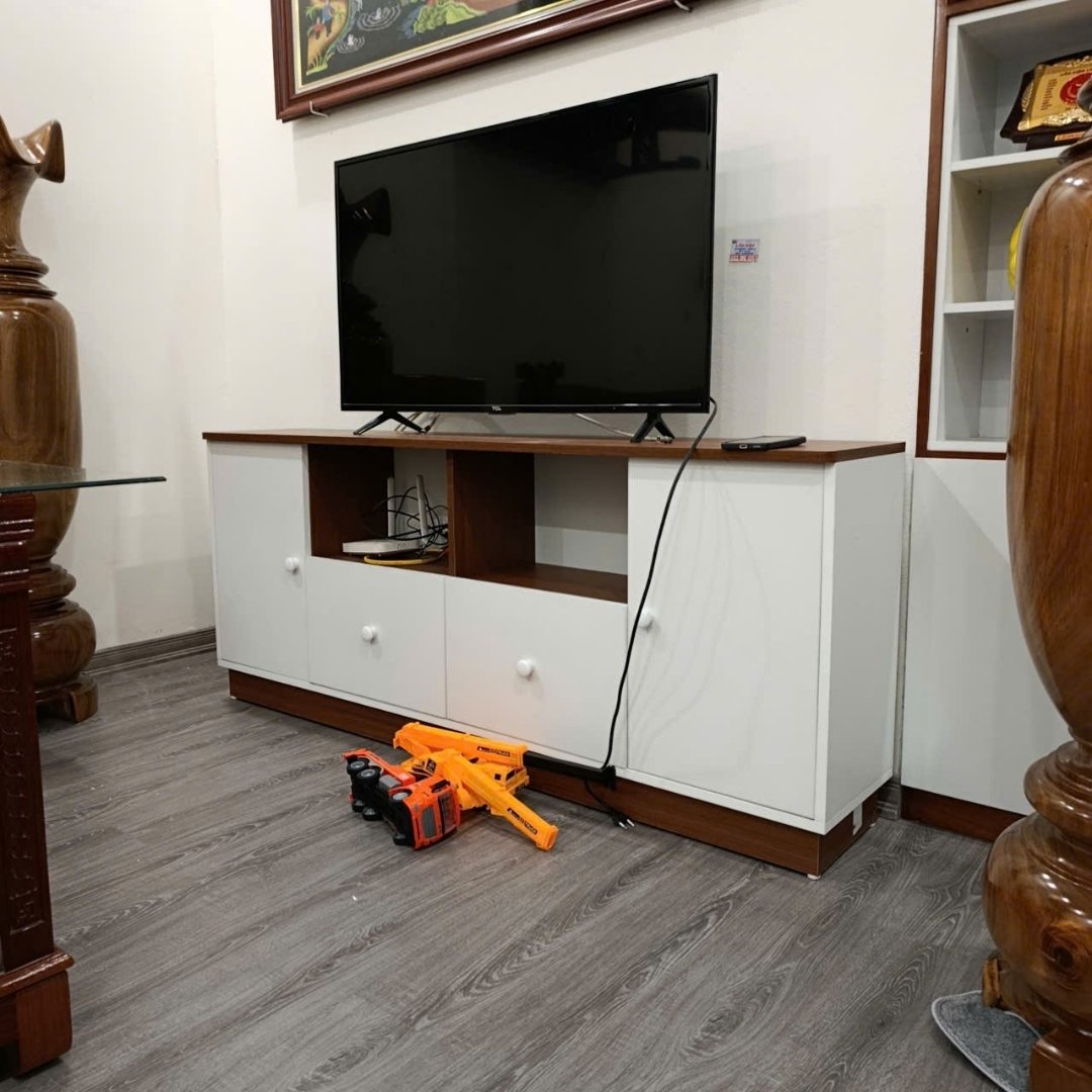 Kệ tivi ngăn kéo ray bi 3 lớp trượt êm nhẹ