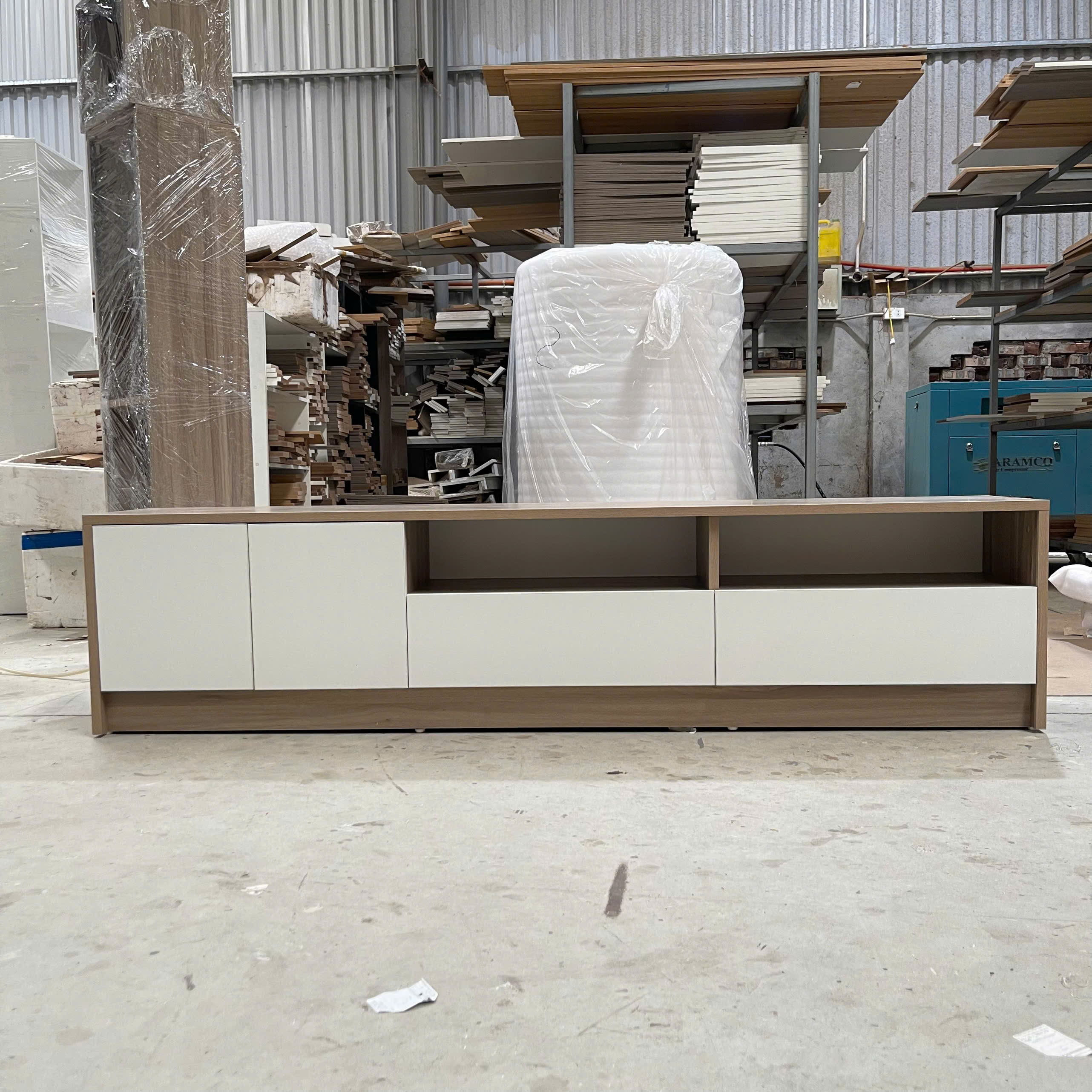 Kệ Tivi MDF Melamine 170x30x45cm Kệ Tivi Phòng Khách Hiện Đại KN Home Decor