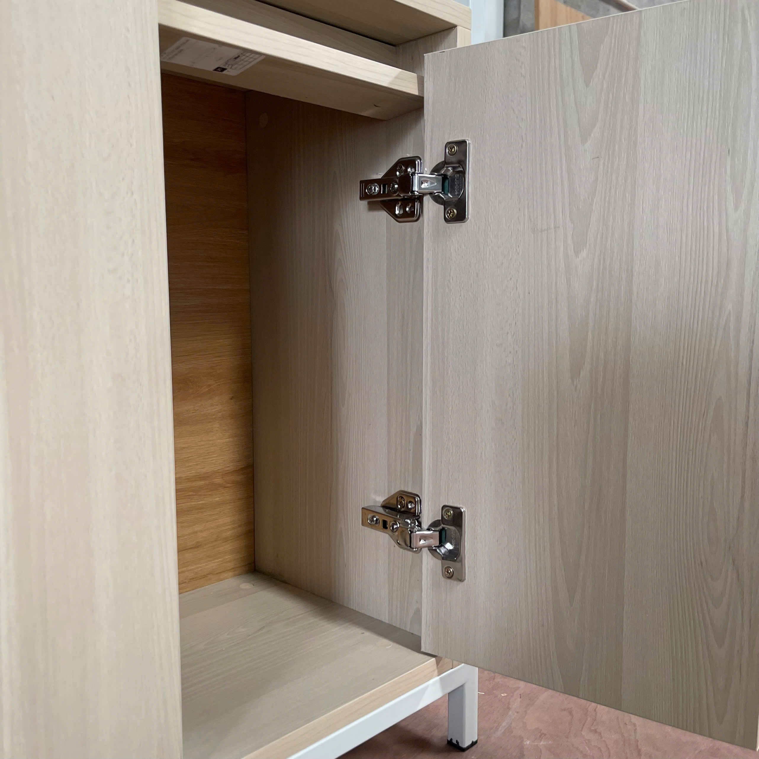 Kệ Trang Trí Khung Sắt 2 Cánh MDF Melamine 60x30x200cm – KN KKS6030200