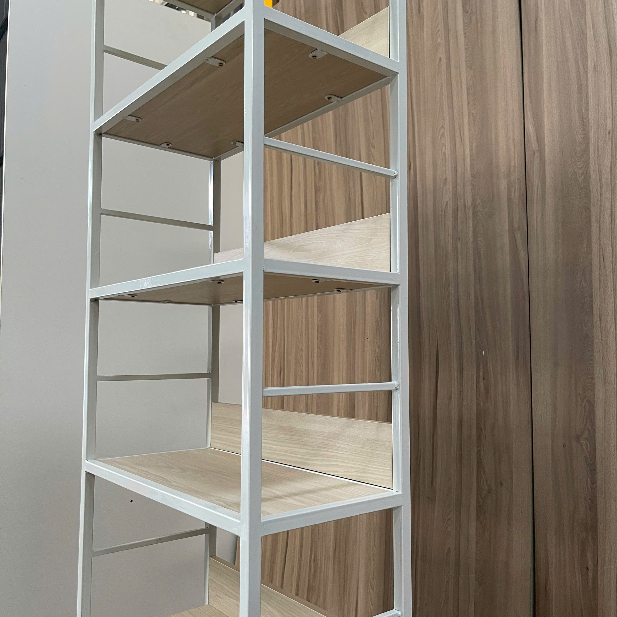 Kệ Trang Trí Khung Sắt 2 Cánh MDF Melamine 60x30x200cm – KN KKS6030200