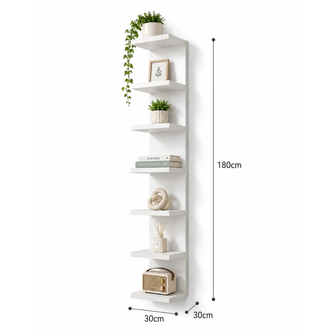 KỆ TREO TƯỜNG TRANG TRÍ ĐA NĂNG 30x30x180CM – KN HOME DECOR