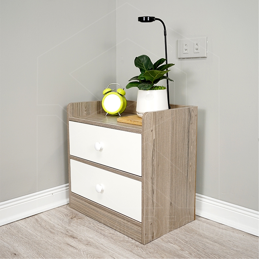 Tab đầu giường MDF phủ Melamine thiết kế tối giản, có ngăn kéo tiện dụng, thương hiệu KN Home Decor.