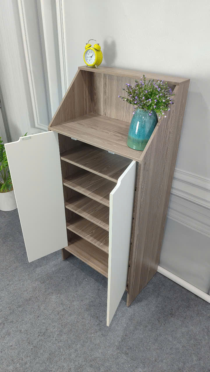 Tủ giày gỗ MDF Lắp ráp, Kệ giày dép đa năng, hiện đại, TIẾT KIỆM diện tích, chịu lực tốt. KG_50, KG_60