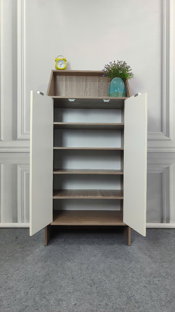 Tủ giày gỗ MDF Lắp ráp, Kệ giày dép đa năng, hiện đại, TIẾT KIỆM diện tích, chịu lực tốt. KG_50, KG_60