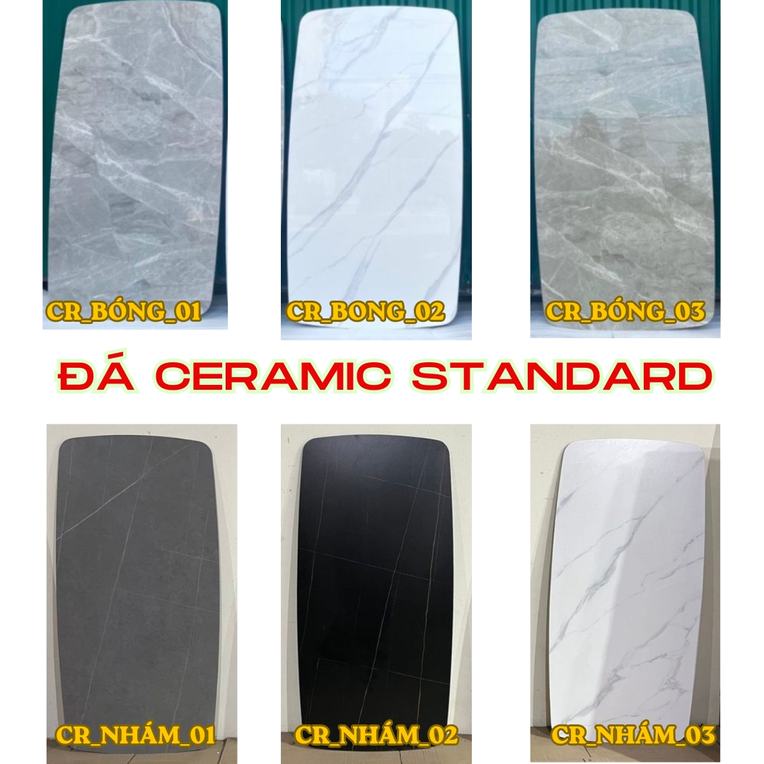 Mẫu đá Ceramic đẹp cho bàn ăn
