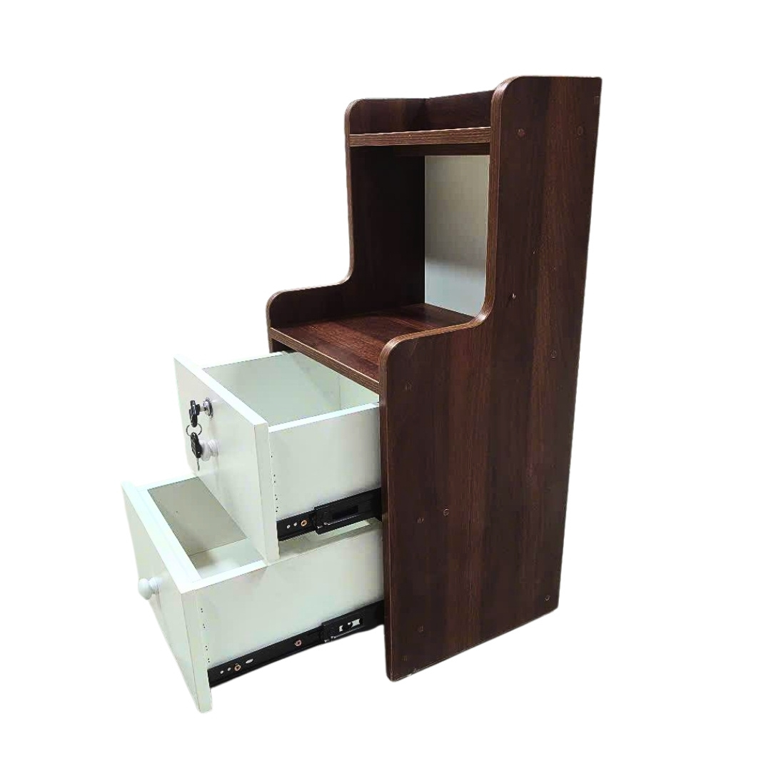 Tab đầu giường MDF phủ Melamine thiết kế tối giản, có ngăn kéo tiện dụng, thương hiệu KN Home Decor.