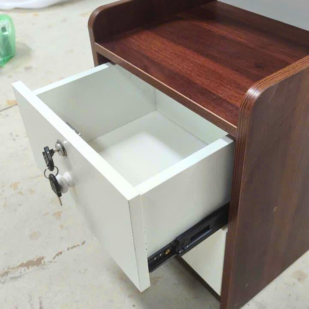 Tab đầu giường MDF phủ Melamine thiết kế tối giản, có ngăn kéo tiện dụng, thương hiệu KN Home Decor.